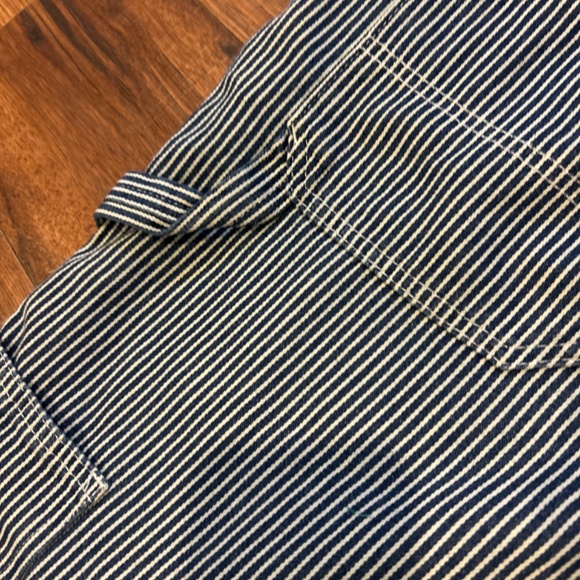 Dickies, blue and white stripe engineer overalls - Picture 7 of 8